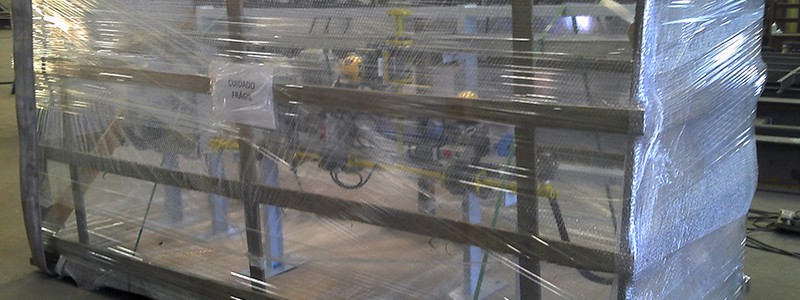 SKID DE DIESEL
Peso: 700 kg
Dimensões: 3020 x 1500 x 350
Normas: ASME IX / ASME VIII
Material: A-36 / A-106 / A-105
Ano de Fabricação: 2012