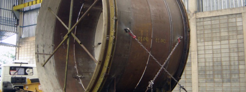 JUNTA DE DILATAÇÃO DN 3800 mm
Peso: 4 ton
Dimensões: DN 3.800 X 1500 mm
Normas: DIN 8570/ DIN 7168
Material: AC CosarCor 500 / AISI 304
Ano de Fabricação: 2007