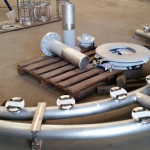 DISTRIBUIDOR INTERNO DE AR DO SISTEMA DE DESCARTE DE CATALISADOR DO REGENERADOR DA UFCC 
Peso: 5 ton
Dimensões:
Normas: N-0268 / ASME VIII Div. I e ASME VIII Div. 2
Material: AISI 304 H
Ano de Fabricação: 2015