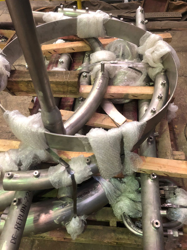 Anel de vapor para conversor UFCC (Petrobras/Replan)