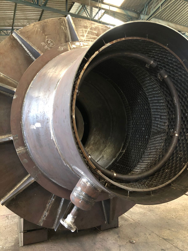 Camisa, tampo do teto e forma de refratamento para pote de selagem BYPASS F-631B (Petrobras/RLAM)