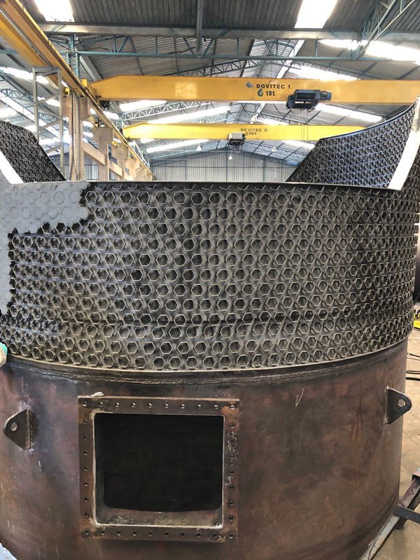 Grelha para regenerador do conversor D-601 A387 GR22 UFCC (Petrobras/RLAM)